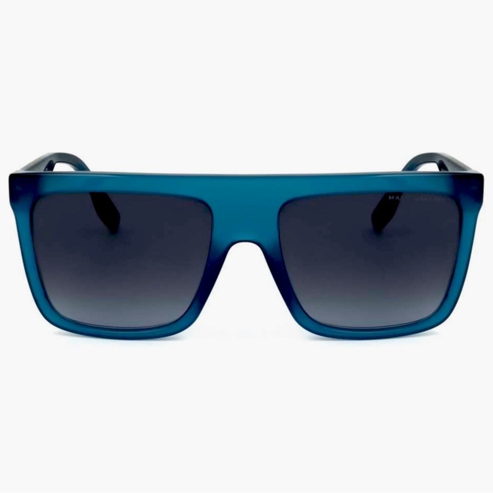 Marc Jacobs Sunglasses Full Rim Blue Rectangular Frame - Picture 2 of 13